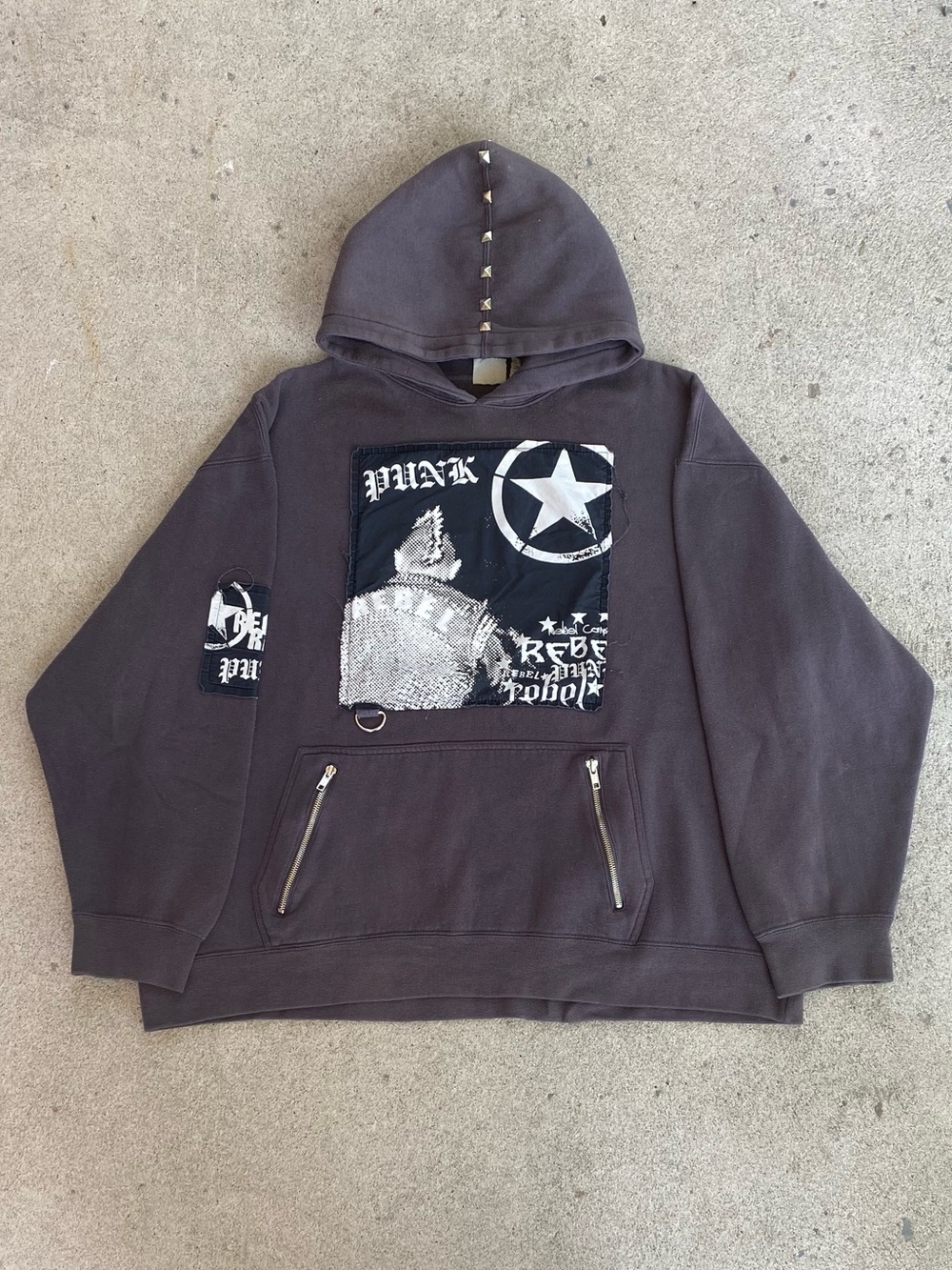 Y2k Punk Rebel Boxy 725 Originals Hoodie